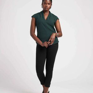 Universal Standard Black Moro Pocket Signature Ponte Pants, size XS 10-12